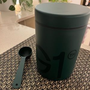 Athletic Greens Metal Canister + Scoop